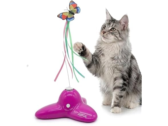 ASPCA Interactive Butterfly Cat Toy, Automatic Cat Toy