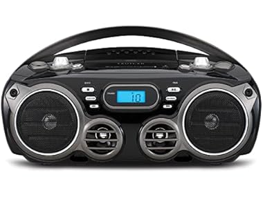 $24.99, Was $43.16, 42% Off! Proscan CD Boom Box Bluetooth dealfomo