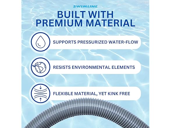 SWIMLINE Pool Pump Hose, 1.25"x3'