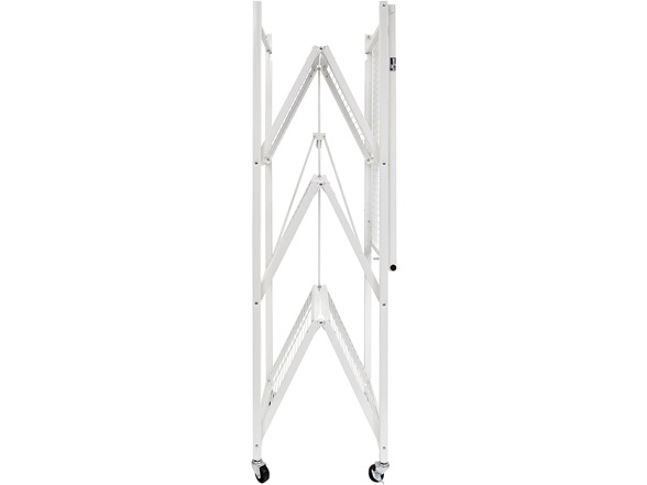 Origami R5 4-Shelf HD Folding Storage Rack, White