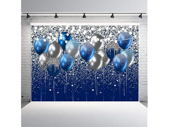 sensfun Sensun Blue and Silver Balloon