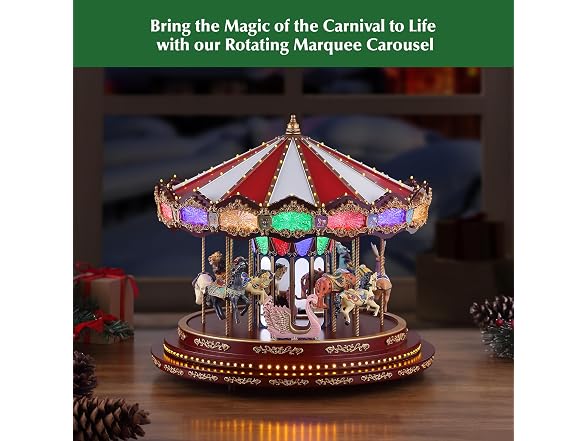 Mr. Christmas Marquee Deluxe Musical Carousel - Gallery 3