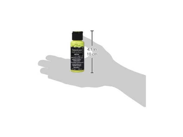 DecoArt Americana Multi-Surface Neon Paint, 2-Ounce, Yellow