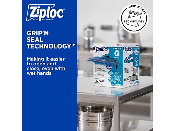 Ziploc Ziploc 696187 Double Zipper Freezer