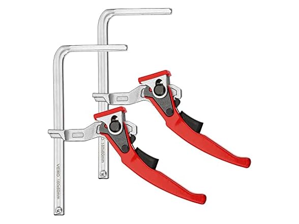 Quick Ratchet Track Saw Guide Rail Clamp