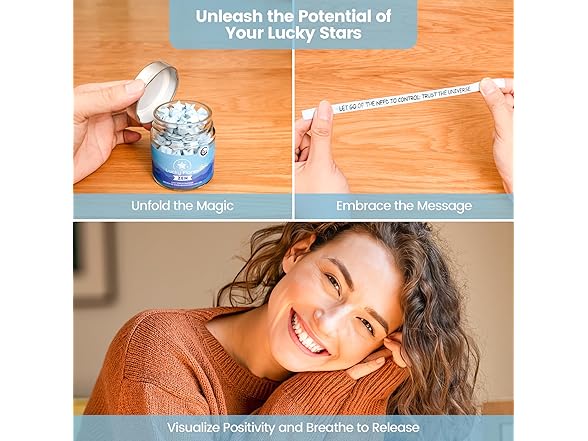 Lucky Flares Zen Jar-Mindful Messages