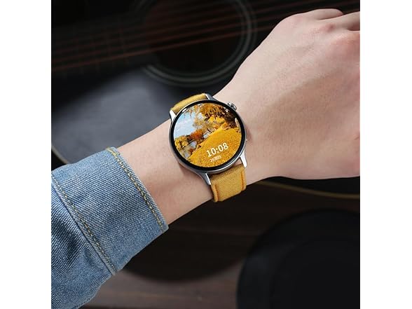 Moran Leather Watch Band Denim