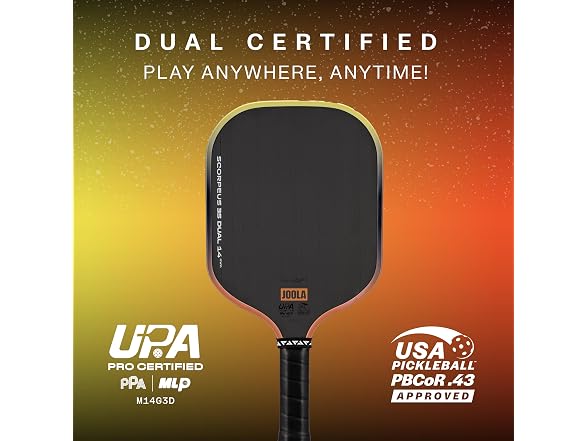 JOOLA Anna Bright Scorpeus 3S Dual 14mm Pickleball Paddle