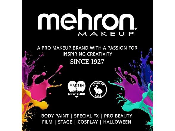 Mehron Makeup Greasepaint Moonlight White 0.5oz