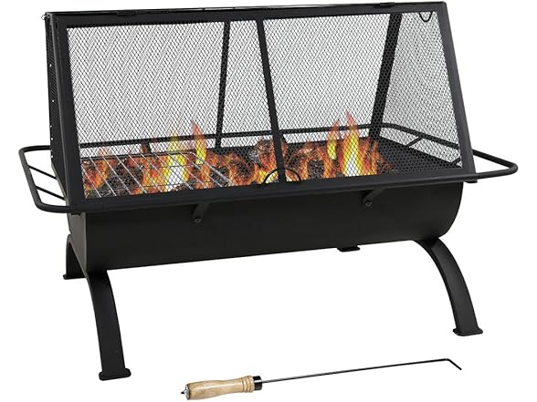 Sunnydaze 36-Inch Northland Steel Outdoor Fire Pit