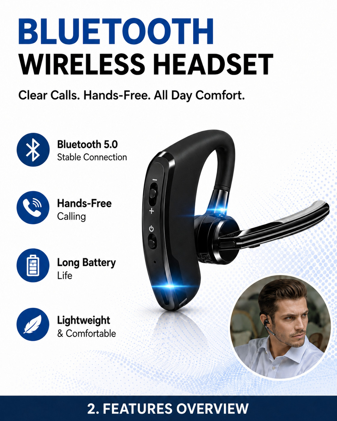 Trucker BT 5.1 Headset - Gallery 11
