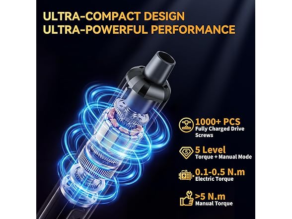 Ruanuo 68-in-1 Mini Electric Screwdriver