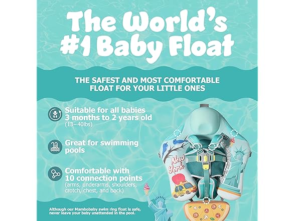 MAMBOBABYFLOAT Sunny Navigator Baby Float