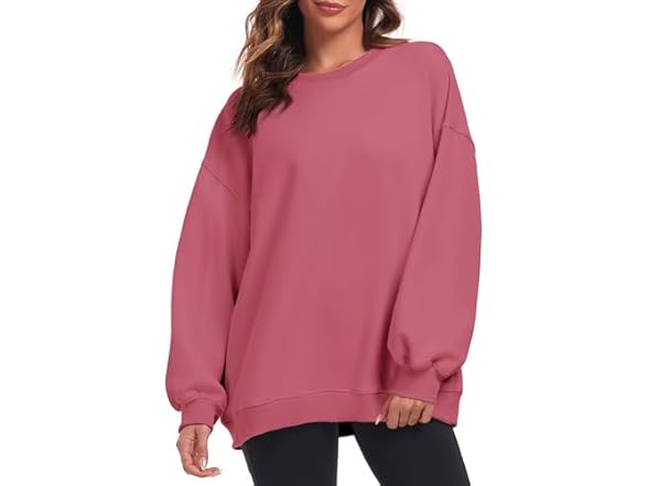 Fkeep Women Oversized Sweatshirt Women Crew Tops