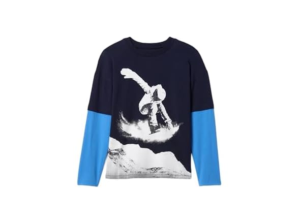 GAP Boys Long Sleeve Layered Tee