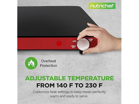NutriChef Electric Warming Tray