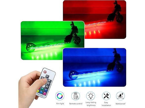 Waterproof Color Changing Scooter Light