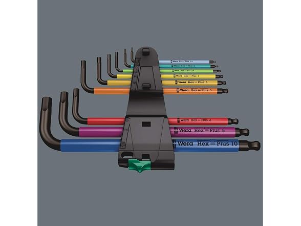 Wera 950/9 One Size Wera Tools Long Arm Key Set