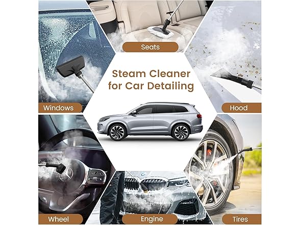 Granarbol 2500W Pressurized Steam Cleaner