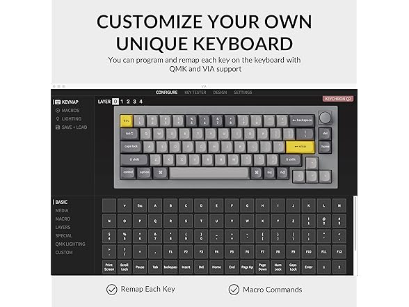 Keychron Q2 Wired Custom Mechanical Keyboard