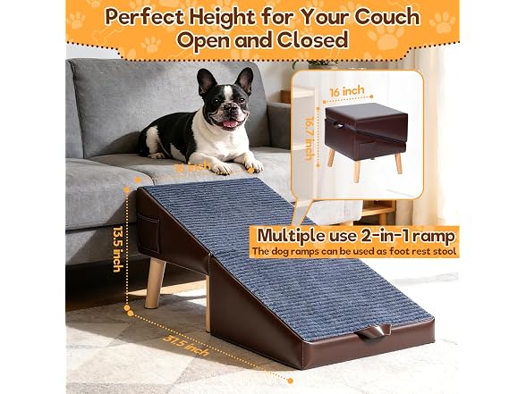 KUKANTST Dog Stairs for Small Dogs