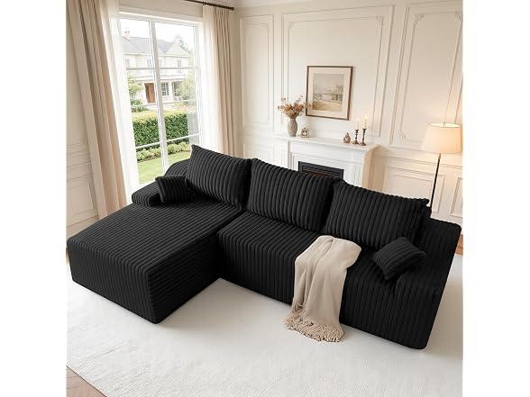 94" L-Shape Modular Sectional Sofa Couch