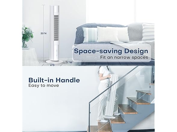 MYICY MYICY Evaporative Air Cooler, 35" Window