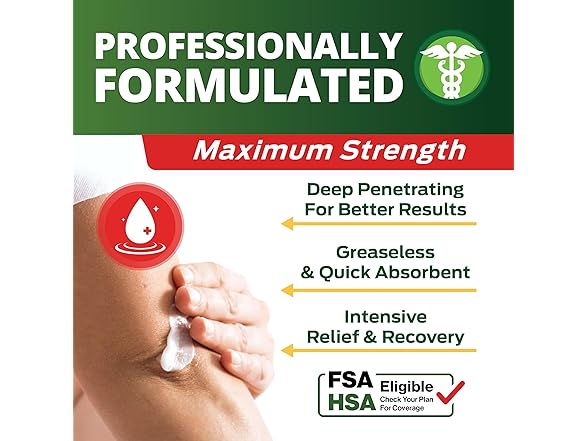 OWELL NATURALS Owell Pain Relief Cream 7oz