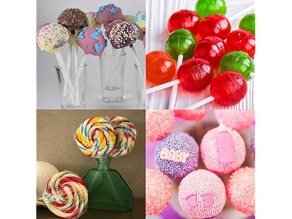 Dycica Cake Pop Sticks & Cellophane Bags
