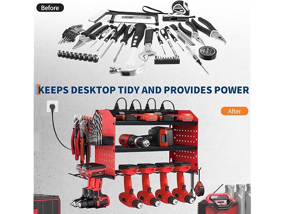 Takywep Heavy Duty Power Tool Organizer