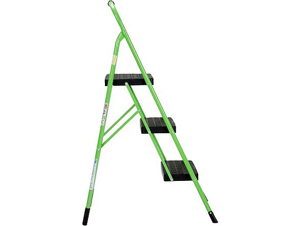 COSCO 11408GNF1E, Green Three Big Folding Step Stool