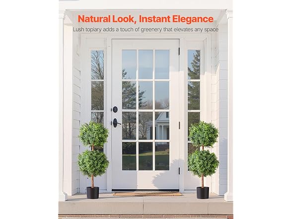 VEVOR Artificial Boxwood Topiary Tree