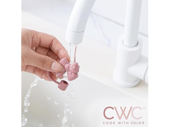 COOK WITH COLOR 8Pc Ribbon Straw Covers