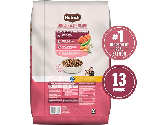 Salmon Rice Dry Dog Food 13lb