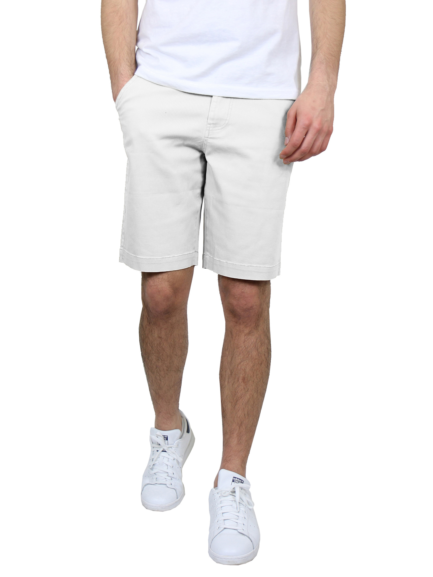 2Pk Asst Mens Stretch Chino Shorts - Gallery 26