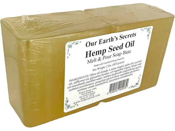 Our Earth's Secrets Hemp Seed - 2 Lbs Melt an - Gallery 2