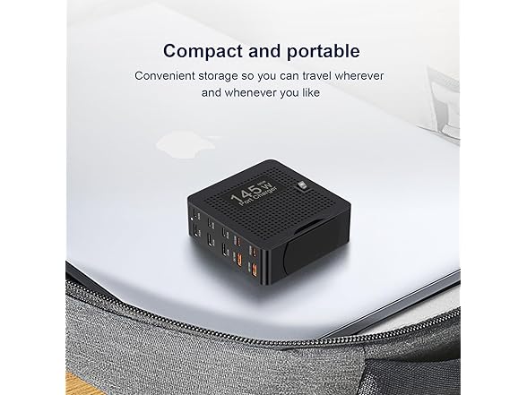 QIONMAR 145W 10-Ports USB-C Charging Station