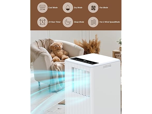 GAOMON 350sqft 8000BTU Portable AC