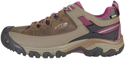 Keen Targhee 3 Low Waterproof Women's Hiking Boots Weiss/Boysenberry Size 8.5