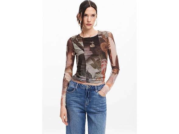Desigual Women's Floral Print T-Shirt