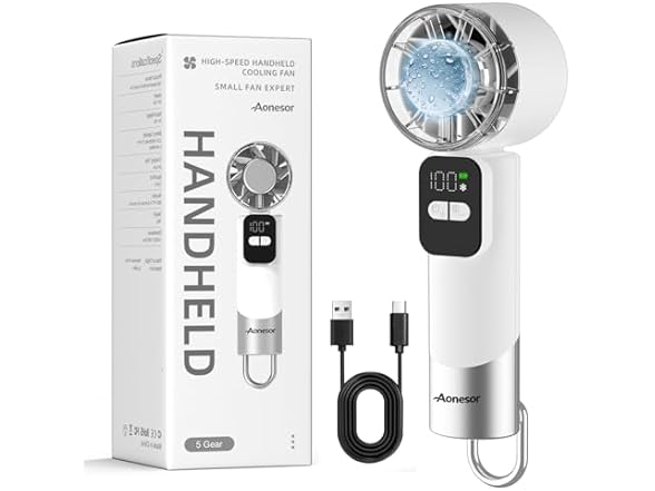 Aonesor Handheld Fan