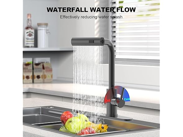 AVSIILE Waterfall Kitchen Faucets