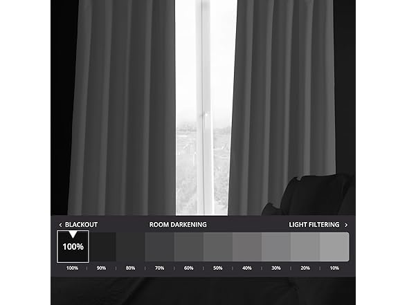 HPD Solid Thermal Insulated Blackout Curtain