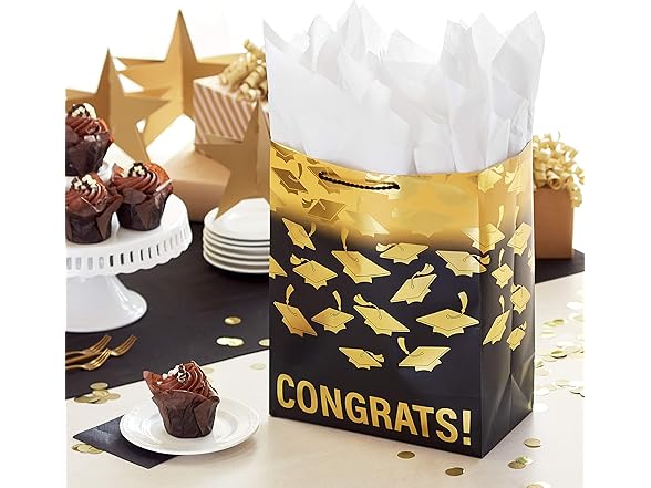 Hallmark Hallmark 13" Large Graduation Gift Bag with Tissu