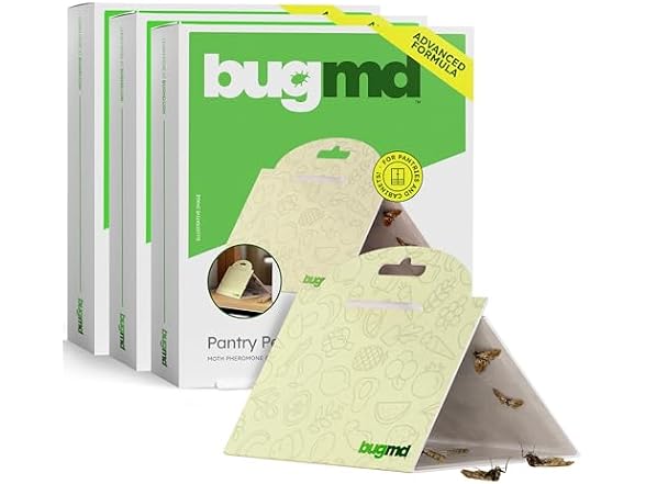 BugMD Non-toxic Moth Traps, 18 Count