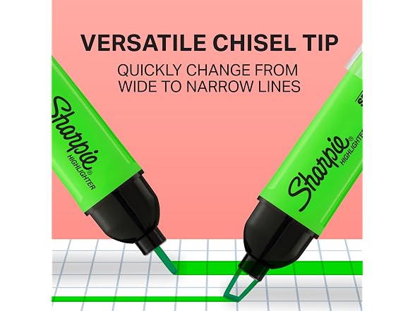 Sharpie Sharpie Clear View Highlighters, 4-Pack