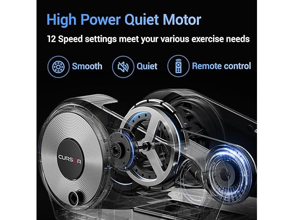 CURSOR FITNESS BC990325070011 Under Desk Elliptical Machine