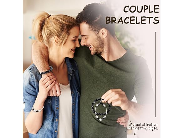 Obsidian Matching Couple Braclets