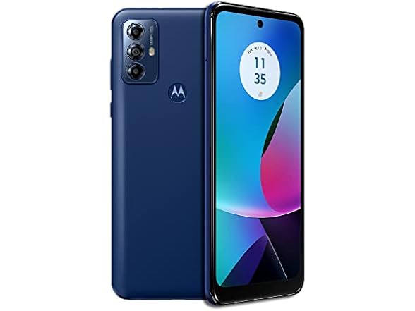 Motorola Moto G Play 2023 3-Day Battery Unlocked Made for US 3/32GB 16MP Camera Navy Blue (Open Box)