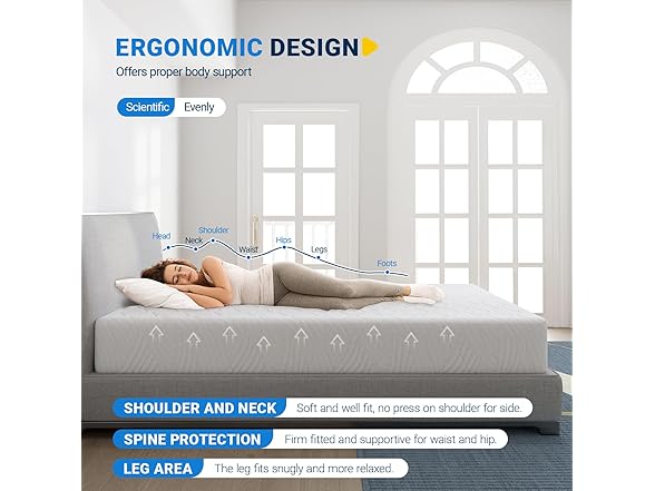 Avenco Queen Mattress,12 Inch